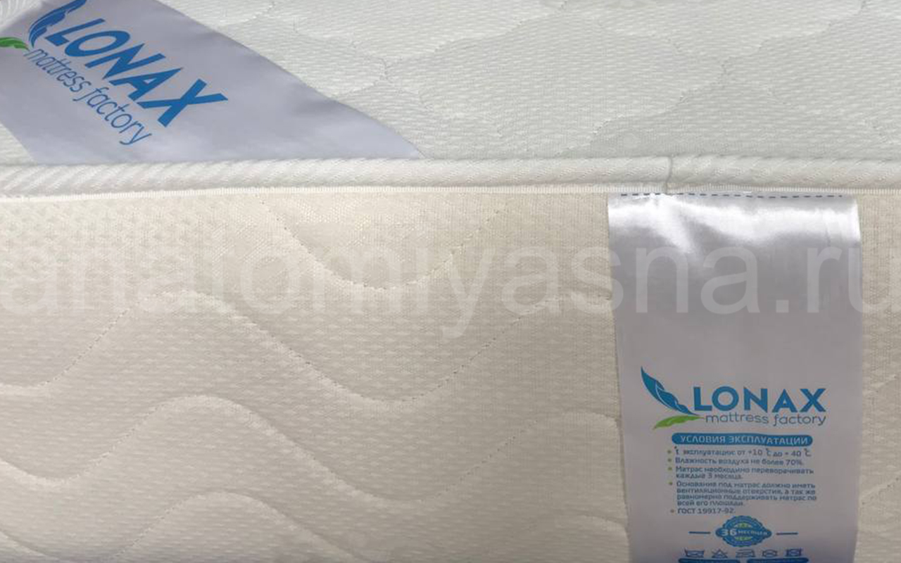 отзыв о Матрас Lonax Ассорти Memory Latex Medium TFK фото 5